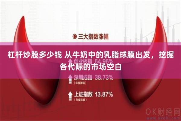 杠杆炒股多少钱 从牛奶中的乳脂球膜出发，挖掘各代际的市场空白