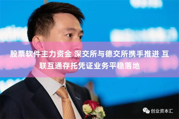 股票软件主力资金 深交所与德交所携手推进 互联互通存托凭证业务平稳落地