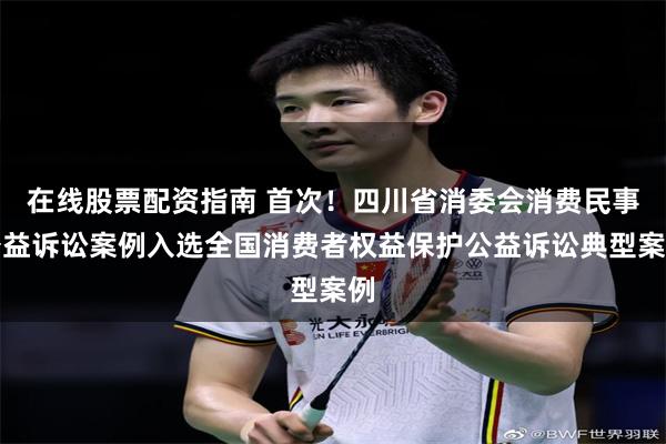 在线股票配资指南 首次！四川省消委会消费民事公益诉讼案例入选全国消费者权益保护公益诉讼典型案例